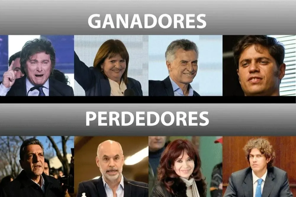 Cristina Fernández y Sergio Massa, dos de los perdedores