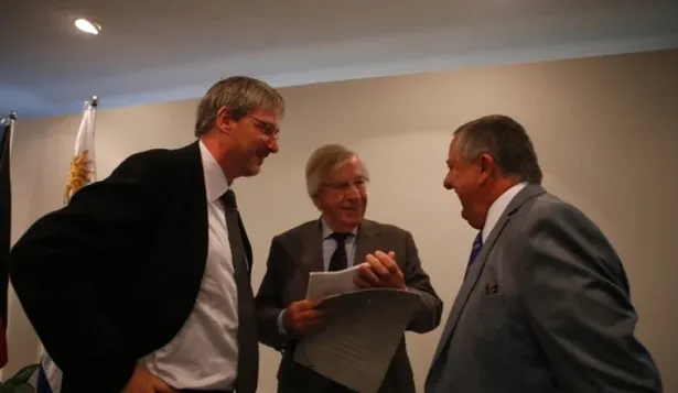 Uruguay, Montevideo. El ministro de economía Danilo Astori participa de conferencia en WTC.