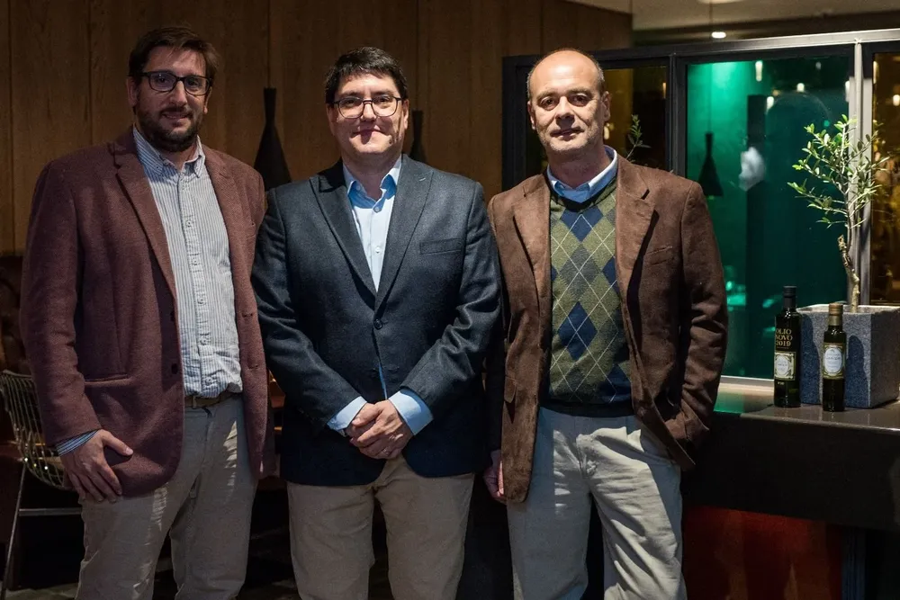 Rafael Rosendorff, Guy Crouzet y Víctor Rodríguez