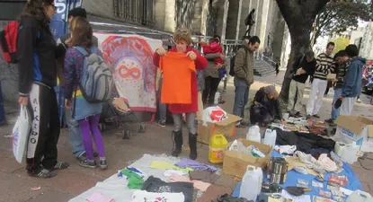 El emprendimiento se ubica en el callejón entre la Facultad de Derecho y la Biblioteca Nacional
