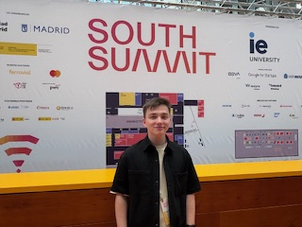 Mateo Salvatto, emprendedor argentino, fundador y CEO de Asteroid, en el South Summit de Madrid.