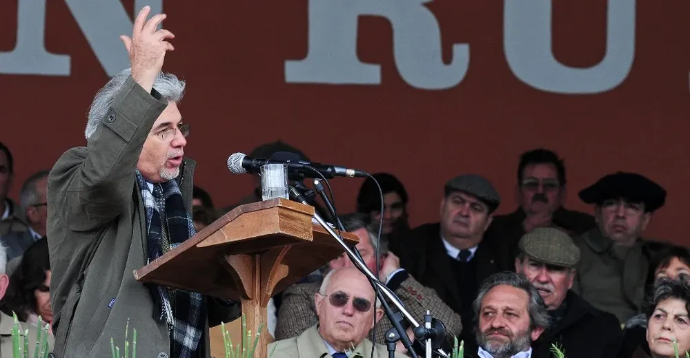 ¿El último discurso de Aguerre en la Rural?