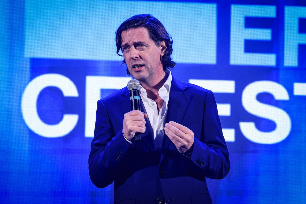 Ignacio Alonso en la presentación de la Copa AUF Uruguay