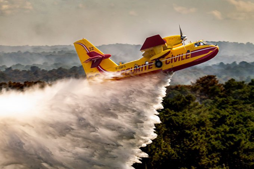 Francia envía aviones para apoyar a España en la lucha contra los incendios forestales. (ARCHIVO)