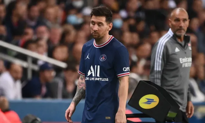 Messi fue reemplazado en su último partido con PSG