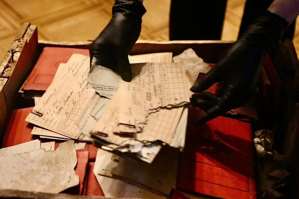 Las cajas con documentos nazis halladas en el archivo de la Corte Suprema de Argentina, fueron enviadas desde el barco japonés Nan-A-Marú.