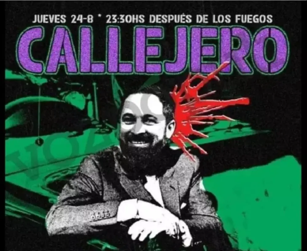 El cartel denunciado por Vox.