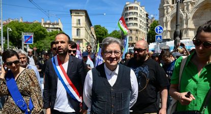 Jean Luc Melénchon, ganador de las elecciones parlamentarias en Francia.