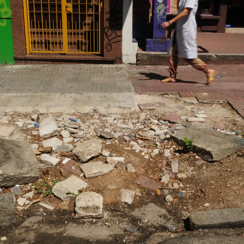 Una típica postal montevideana