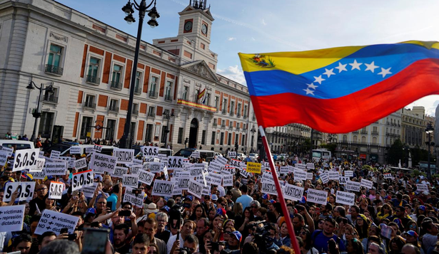 Manifestaciones venezolanos en Madrid.