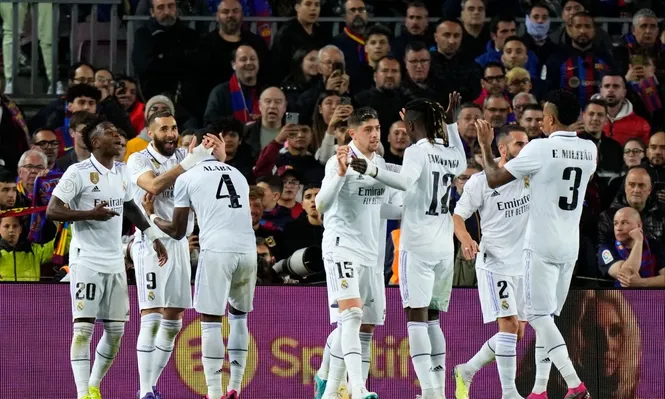 Real Madrid celebra el gran triunfo ante Barcelona
