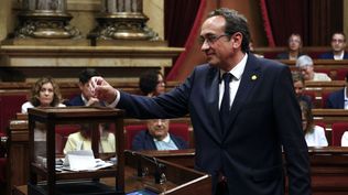 Josep Rull es elegido nuevo presidente del Parlament.