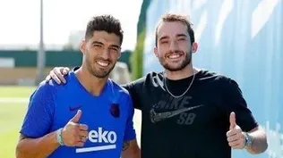 El encuentro de dos grandes en Barcelona: Suárez y Lasa