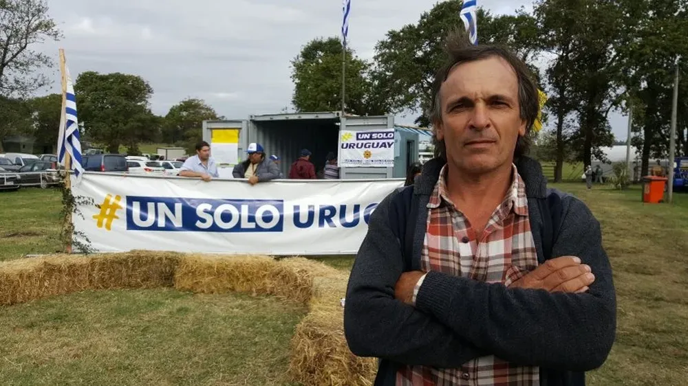 Norberto Pereyra, delegado por Canelones en el comando de Un solo Uruguay.