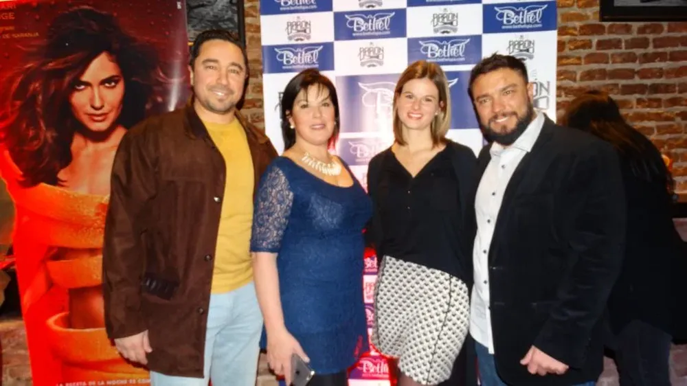 Alvaro Padín, Lourdes Rapalin, Victoria Blanco y Alfredo Benítez