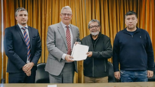 Vicuña y UOCRA firmaron un acuerdo para regular el trabajo de las contratistas en la cordillera