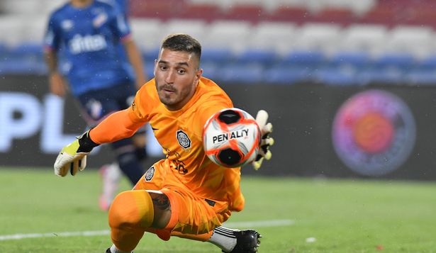 Gastón Olveira, golero de Olimpia de Paraguay