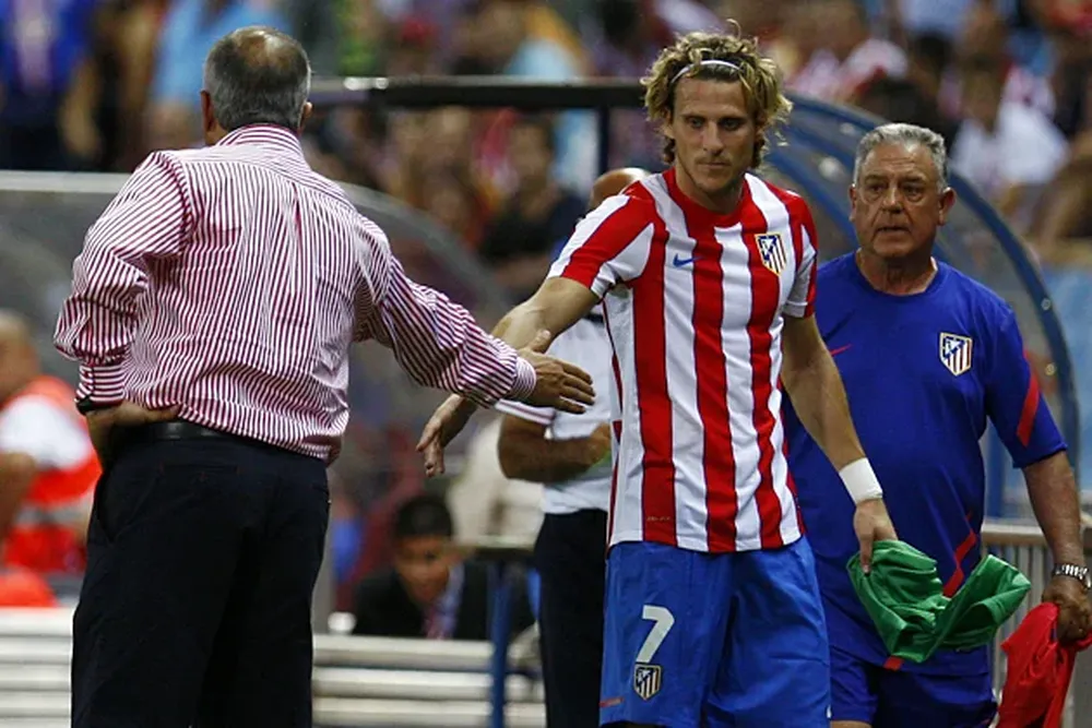 Forlán en su regreso al Calderón