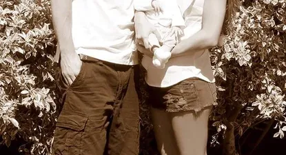 La primera foto familiar de Forlán