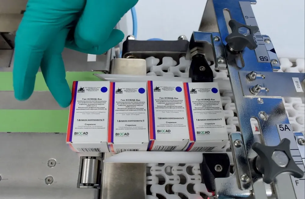 Viales de vacuna Sputnik