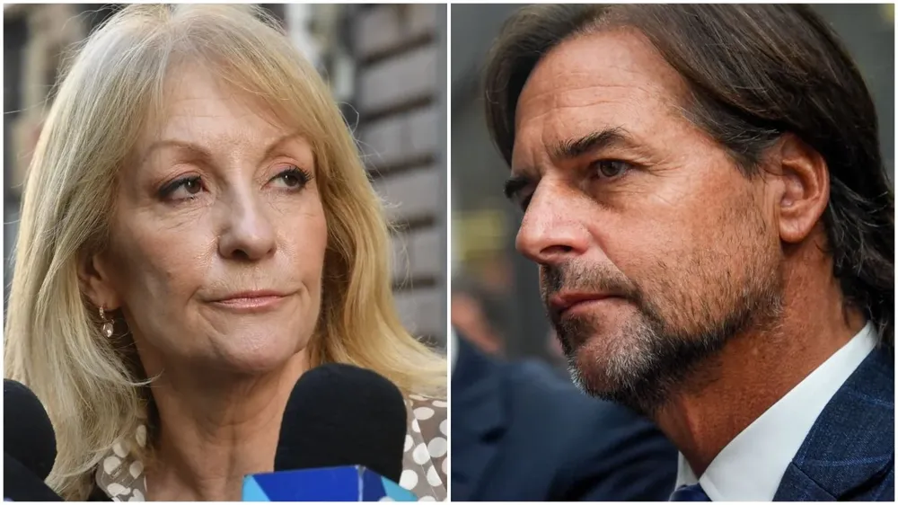 Carolina Cosse y Luis Lacalle Pou