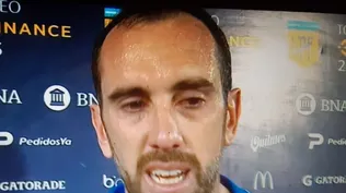 Godín salió lesionado ni bien empezó el partido