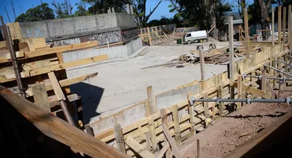 La construcción del ecocentro a los pies del Cementerio del Buceo recién está comenzando