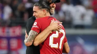 Klopp habló con Darwin Núñez sobre su expulsión del pasado lunes