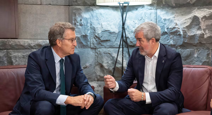 Alberto Nuñez Feijóo y Fernando Clavijo