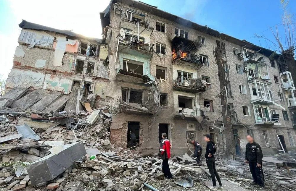 La ciudad de Avdiivka es el centro de encarnizados combates en el este de Ucrania y está prácticamente reducida a escombros.