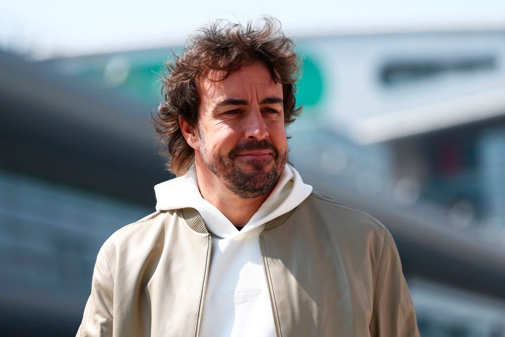 Fernando Alonso en China.