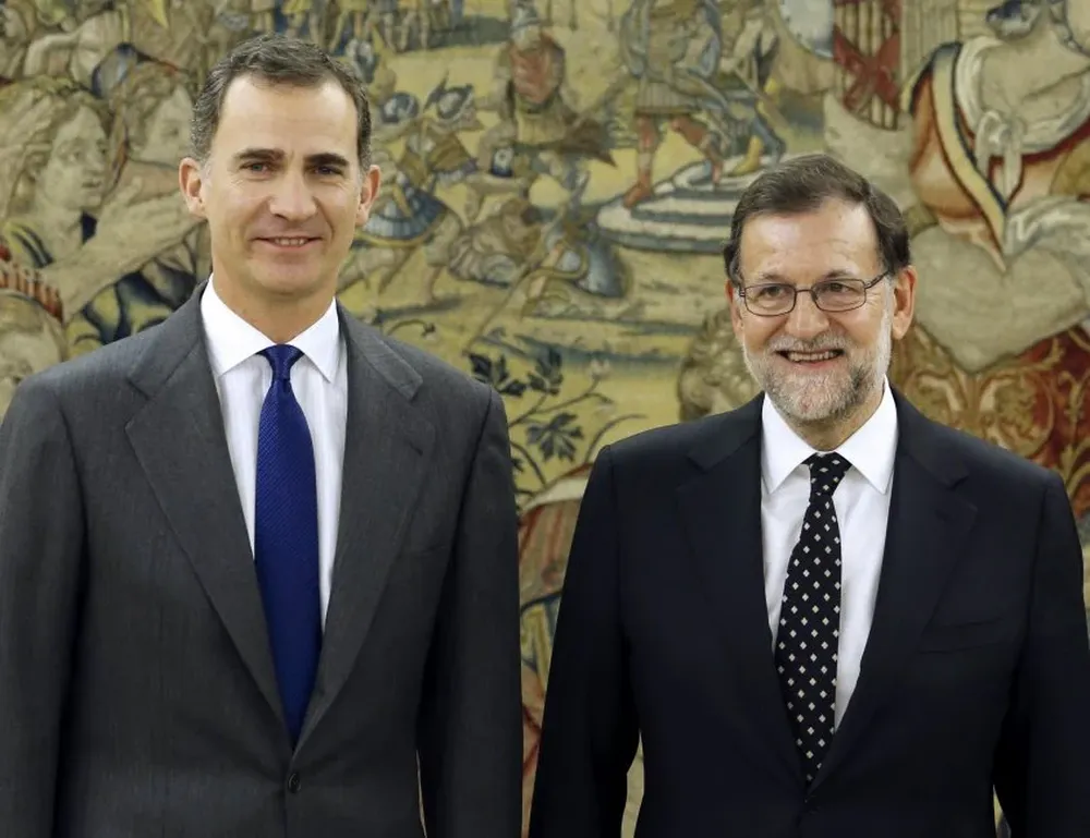 Felipe VI y Mariano Rajoy