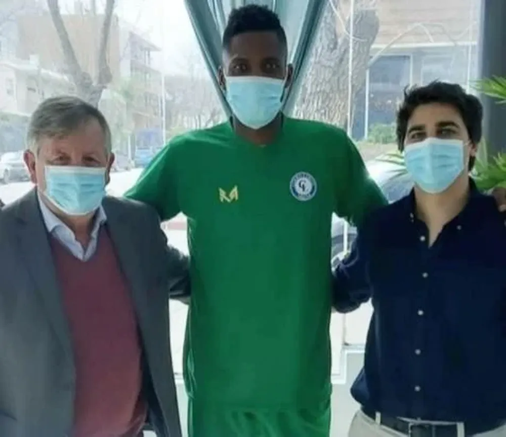 Alexander Domínguez cuando llegó a Cerro Largo FC