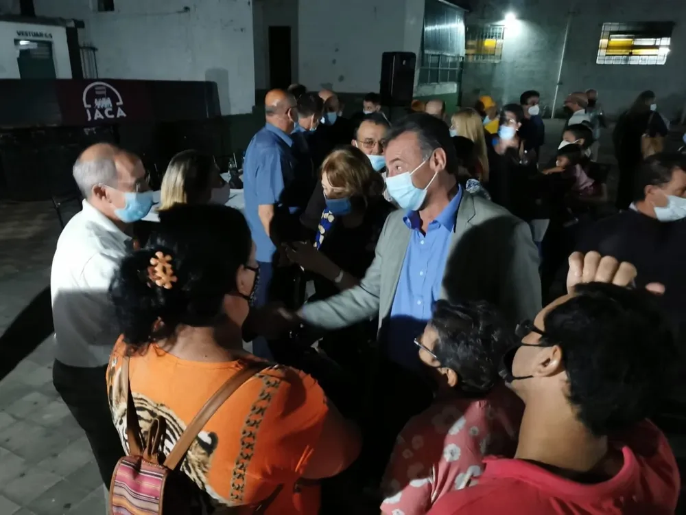 Archivo. El ministro de Salud Pública, Daniel Salinas, en un acto de Cabildo Abierto