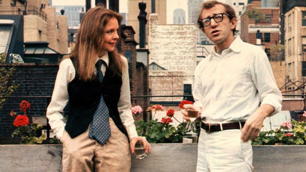 Diane Keaton y Woody Allen en Annie Hall