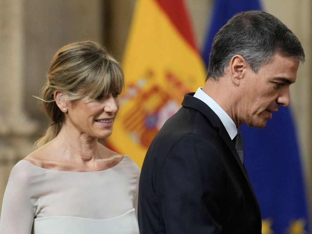 Begoña Gómez y Pedro Sánchez.