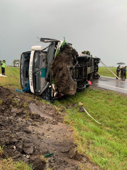 Así terminó el ómnibus de Núñez tras el accidente
