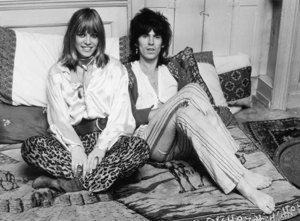 Anita Pallenberg y Keith Richards