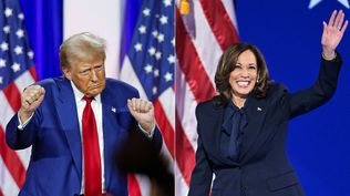 Donald Trump y Kamala Harris