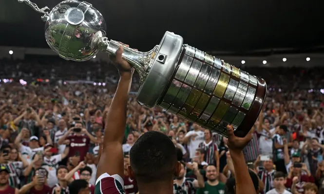 El trofeo de la Copa Libertadores&nbsp;
