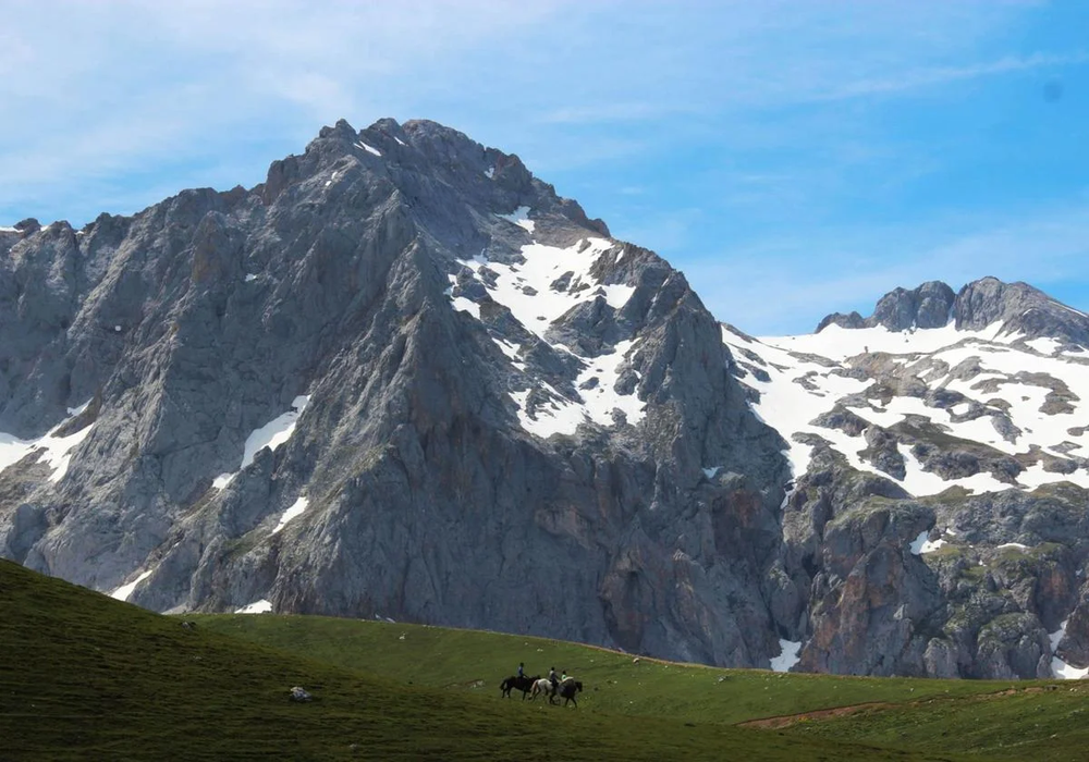 La zona del Espolón de los Franceses, en los Picos de Europa