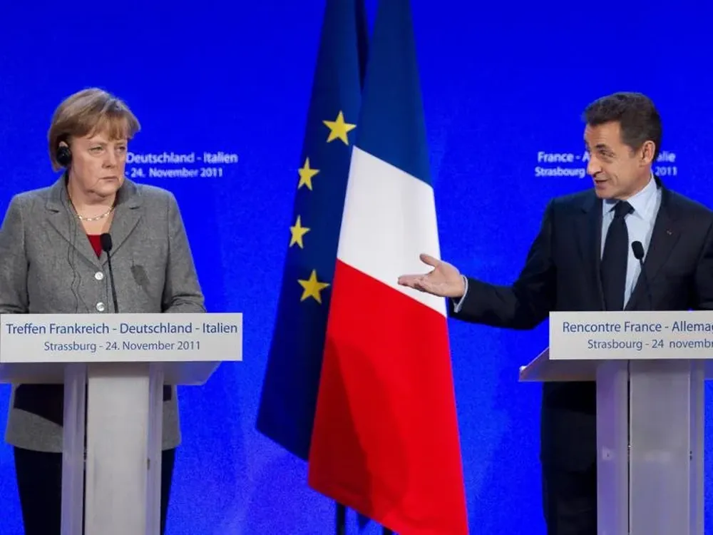 Angela Merkel y Nicolas Sarkozy