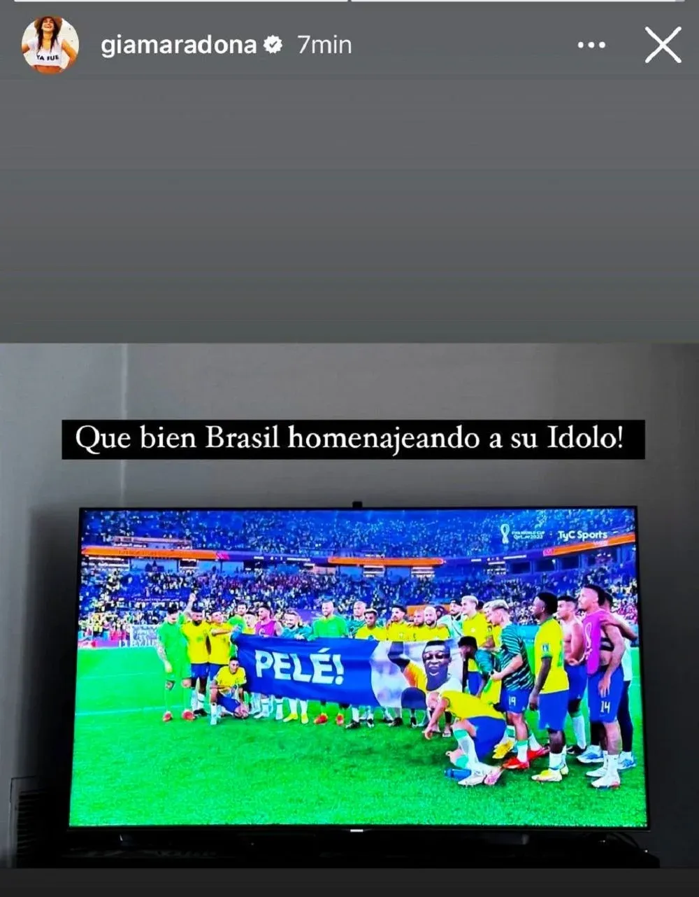 La historia de la hija de Maradona