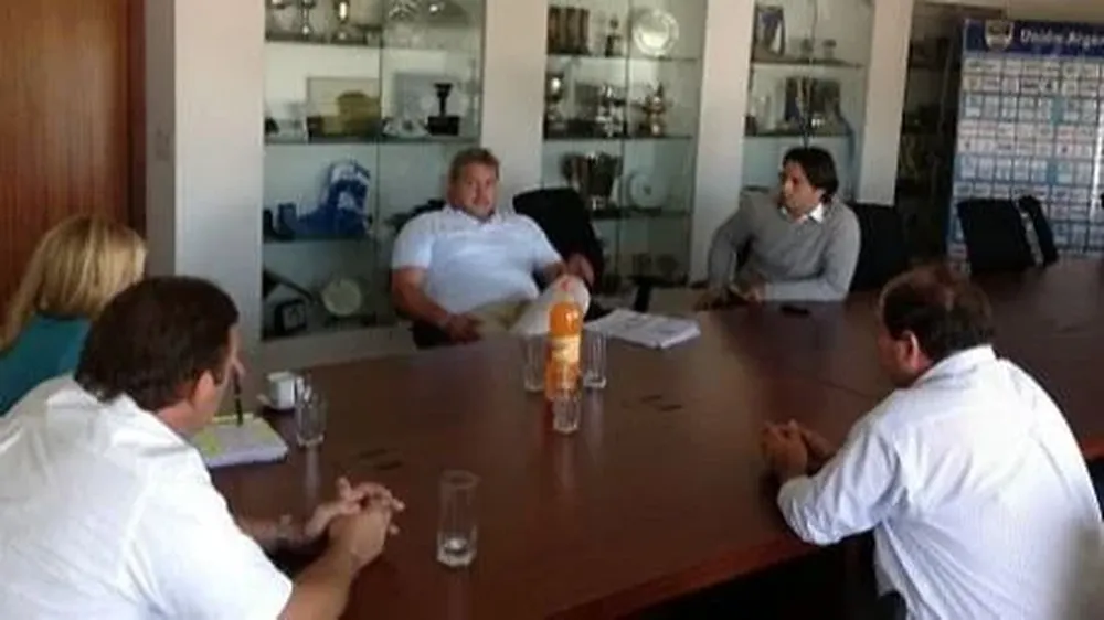 Lemoine, Pichot y Piñeyrúa en esa reunión de 2013