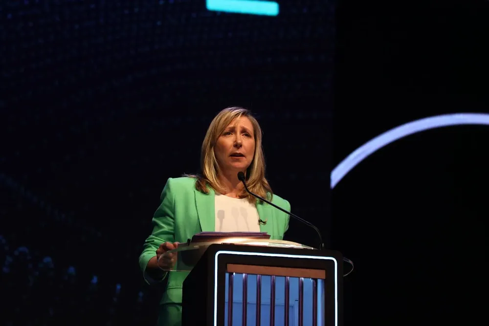 Myriam Bregman en el debate presidencial