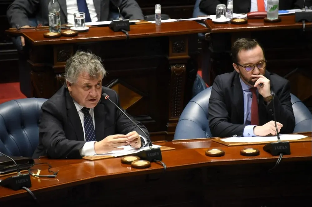 Omar Paganini y Nicolás Albertoni