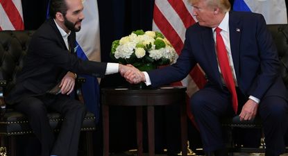 Nayib Bukele y Donald Trump.