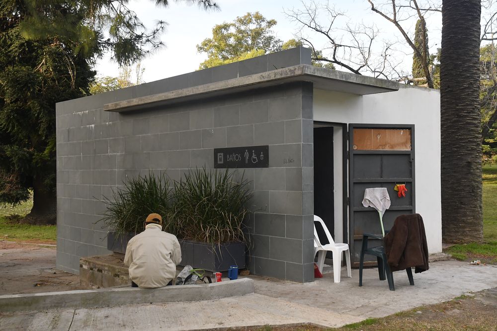 Baño público ubicado en Parque Batlle