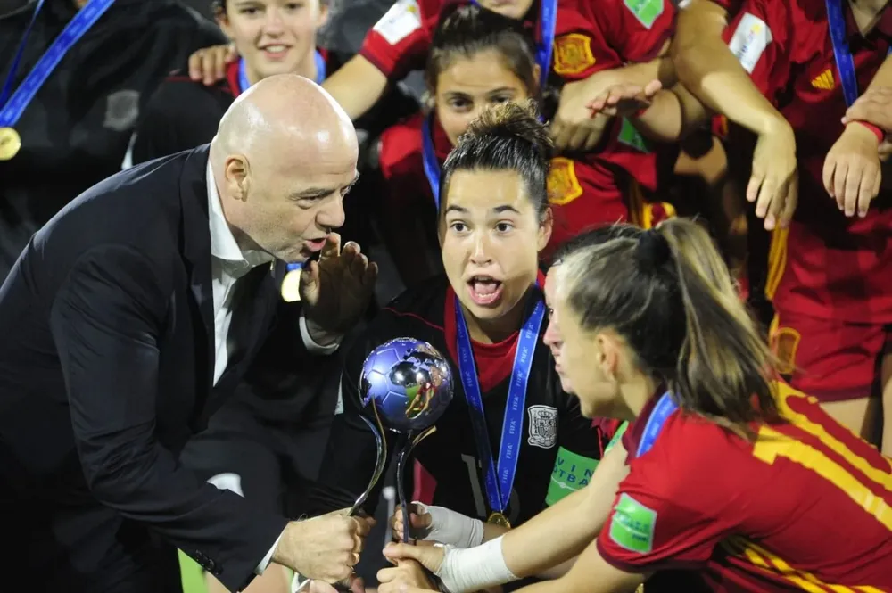 España coemnzó con goleada el Mundial Femenino