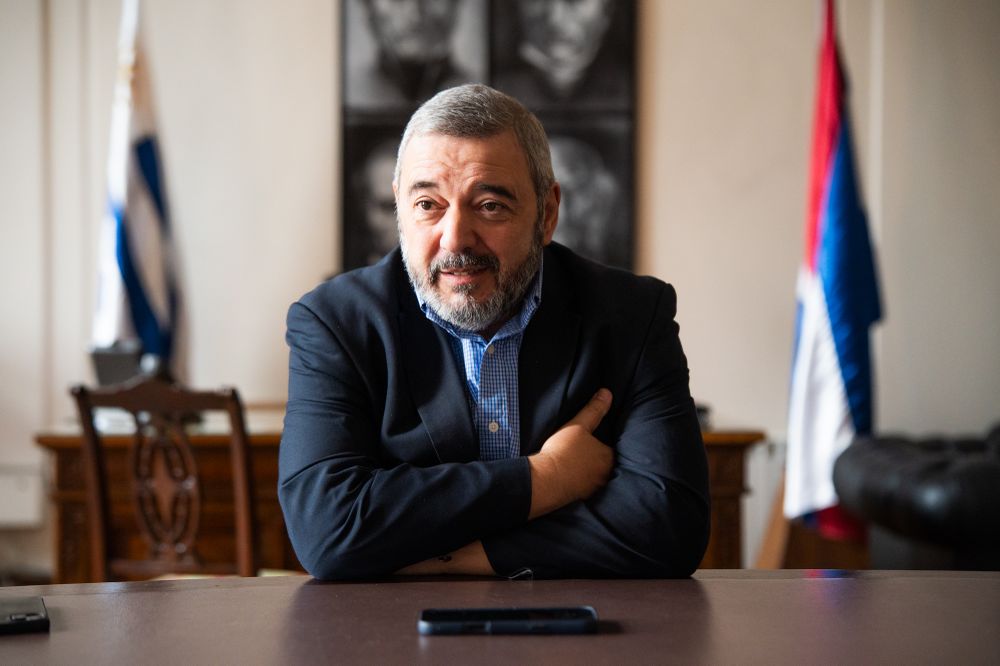 El intendente de Montevideo, Mario Bergara